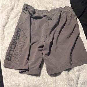 Under Armour Men's Charcoal Athletic Shorts